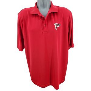 Atlanta Falcons Super Bowl LI 51 NFL Football Golf Polo Men's Size Shirt Large